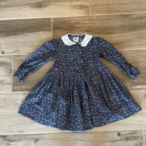 Vintage Laura Ashley Made In Great Britain 18-24 months floral dress